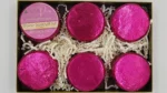 Gift Set with 6 Aromatherapy Shower Tablets - Wildberry - 100% Essential Oil Blends "SERENE"