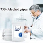 Alcohol Wipes, 75% Alcohol Pack of 10 - Antiseptic Disinfection