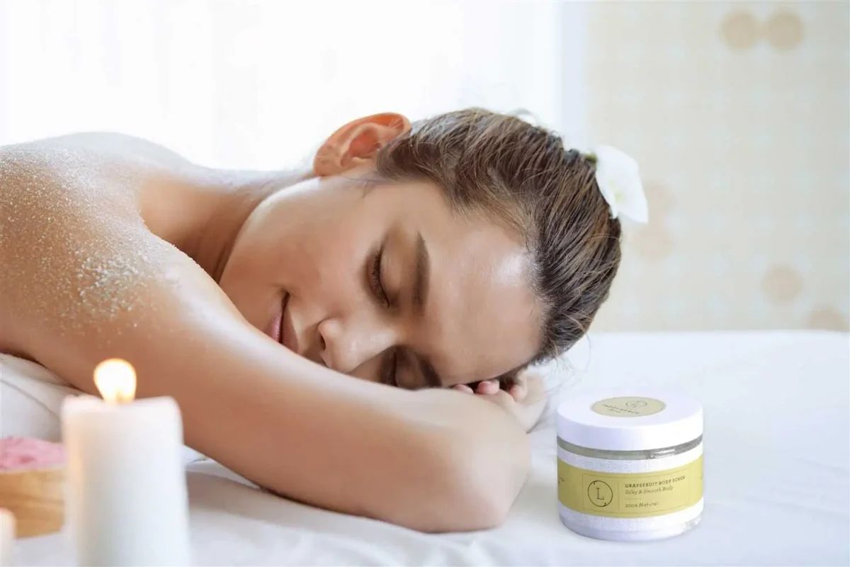 Grapefruit Body Salt Scrub - Moisturizing and fresh - Image 5