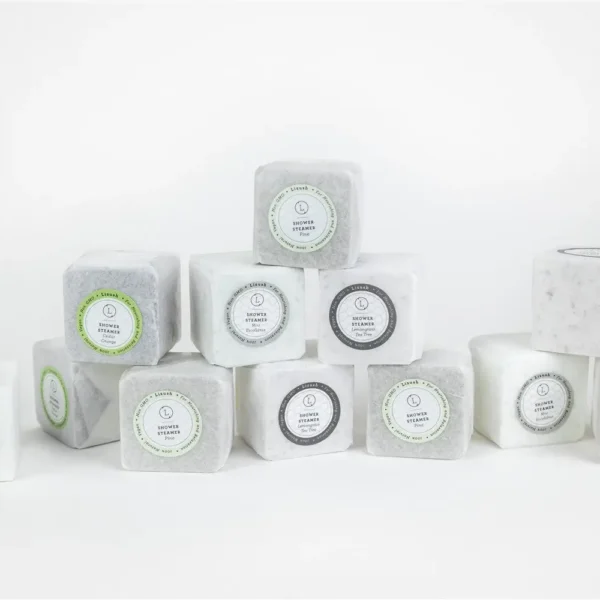 Earthy Shower Steamer, Refreshing Gift Box for Men and Women, Set of 5 Shower Steamers