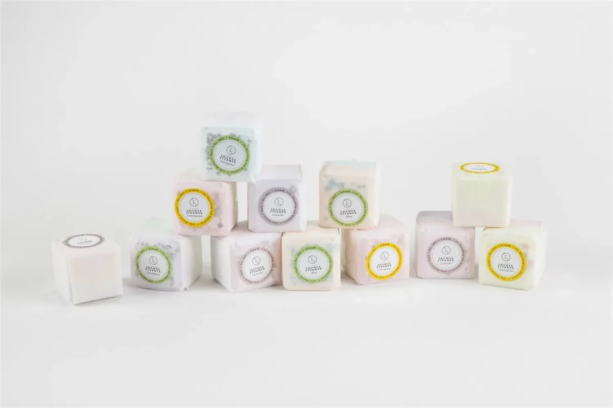Shower Steamers Gift Set - 5 Big Fizzies, Cheer Up Package - Image 6