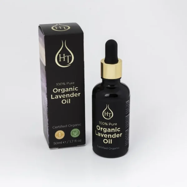 HT Organic Lavender Oil 50ml - 100% Pure | Natural Fragrance for Cosmetics