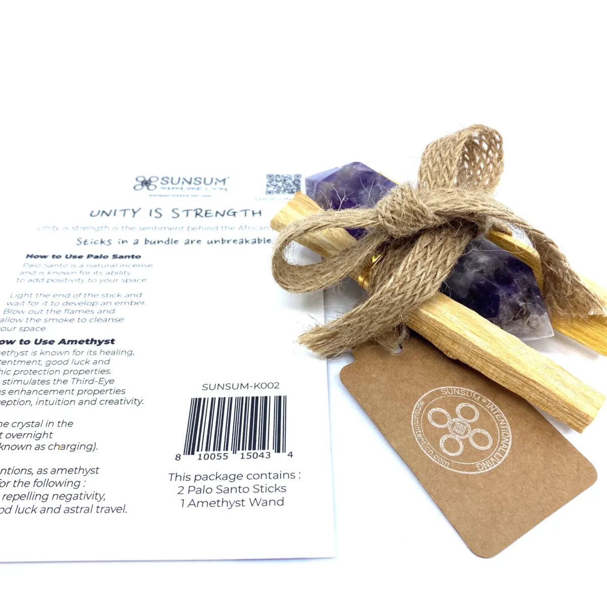 Intuition Bundle, Palo Santo & Amethyst Wand - Image 7