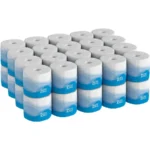 Pacific Blue Select Standard-Roll Embossed Toilet Paper - 2 Ply - 4" x 4.05" - 550 Sheets/Roll - White - 40 / Carton - Image 6