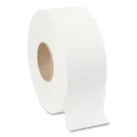 Pacific Blue Basic Jumbo Jr. High-Capacity Toilet Paper - 2 Ply - 3.50" x 1000 ft - White - Fiber - 8 / Carton