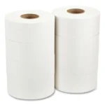 Pacific Blue Basic Jumbo Jr. High-Capacity Toilet Paper - 2 Ply - 3.50" x 1000 ft - White - Fiber - 8 / Carton - Image 4