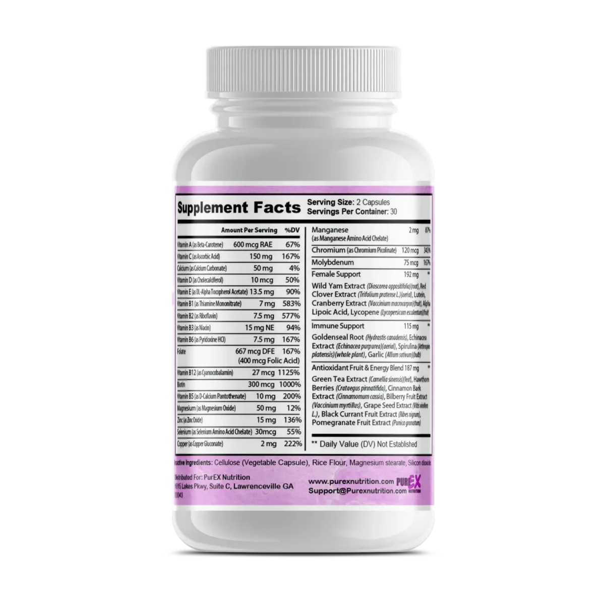 Pure Multi-Vitamins for Women - Essential Nutrients for Optimal Health - Image 3
