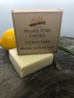 Citron Vert Real Castile Organic Olive Oil Soap for Sensitive Skin - Dye Free - 100% Certified Organic Extra Virgin Olive Oil - Image 4