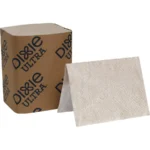 Dixie Ultra Interfold Napkin Dispenser Refill - 2 Ply - Interfolded - 6.50" x 9.85" - Brown - 250 Per Pack - 24 / Carton - Image 3
