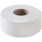 Genuine Joe Jumbo Jr Dispenser Bath Tissue Roll - 2 Ply - 3.30" x 700 ft - 8.88" Roll Diameter - White - Fiber - 12 / Carton - Image 2