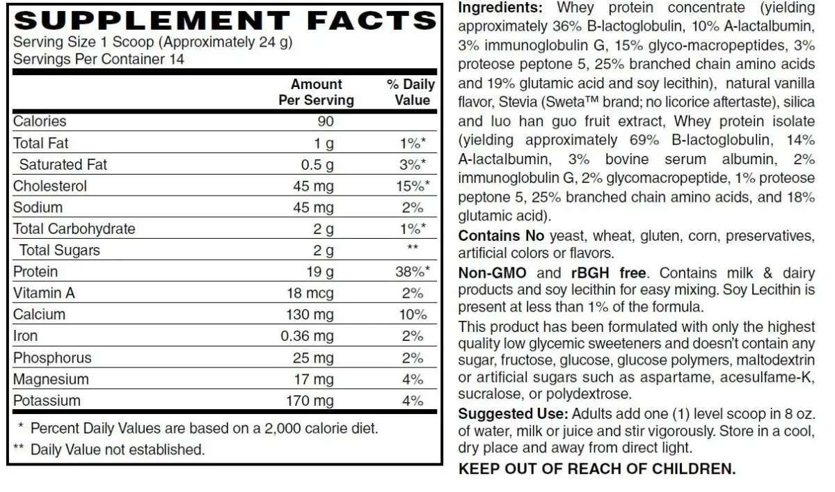 Active Life Vanilla Whey Powder - Image 2