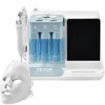 VEVOR 8 in 1 Hydrogen Oxygen Facial Machine, Professional Hydrafacial Machine for Spa, Hydro Facial Cleansing Rejuvenation Machine with 8 in LCD Screen, Microcurrent Probe, Bipolar RF Radiofrequency - Image 9