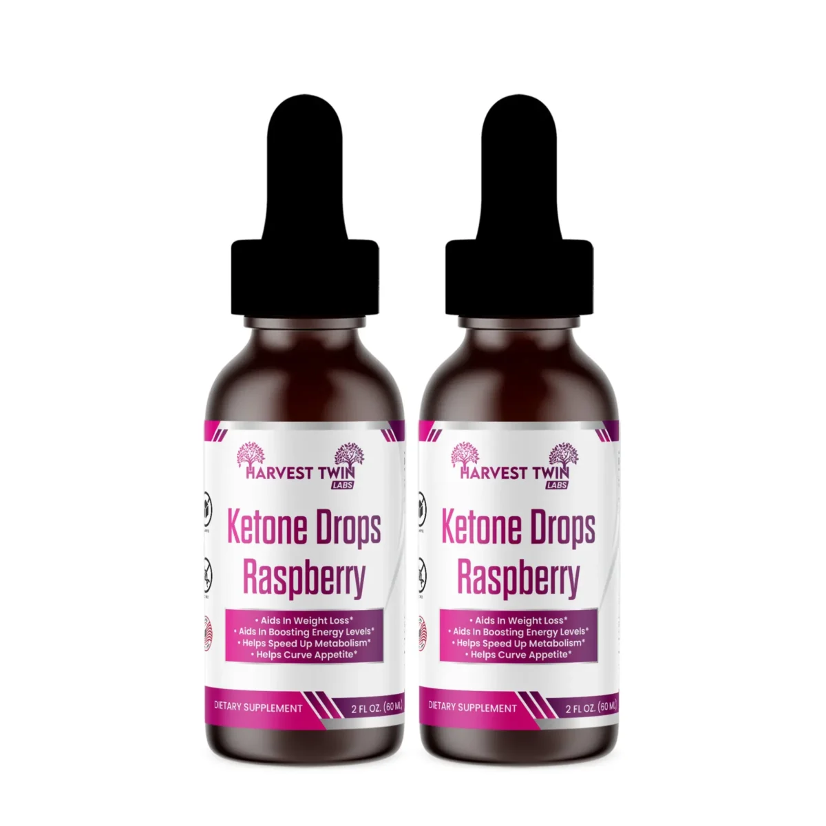 Keto Drops (Raspberry Ketone Drops) 2 Pack - Image 1