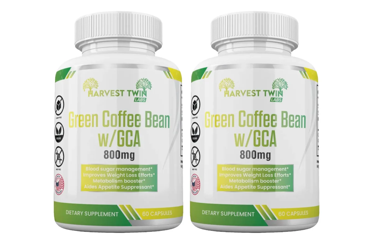 Green Coffee Bean w/GCA - 800mg 2 Pack - Image 1