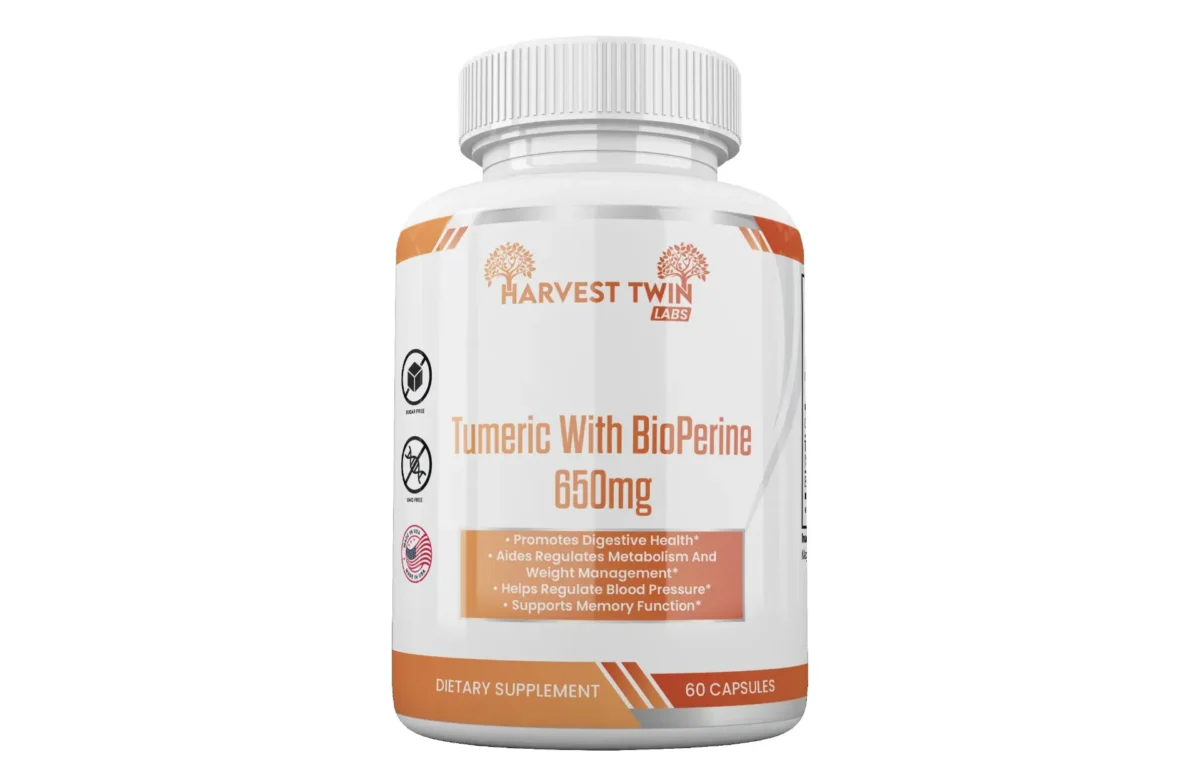 Turmeric w/BioPerine - 650mg - Image 1