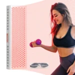 VEVOR Red Light Therapy for Whole Body, 300 Dual-Chip LEDS, 10Hz/40Hz Pulse, 3 Timing Setting, Red 660nm & Near Infrared 850nm Light Therapy Panel for Pain Relief, Wound Healing, Skin Health, 300W - Image 9