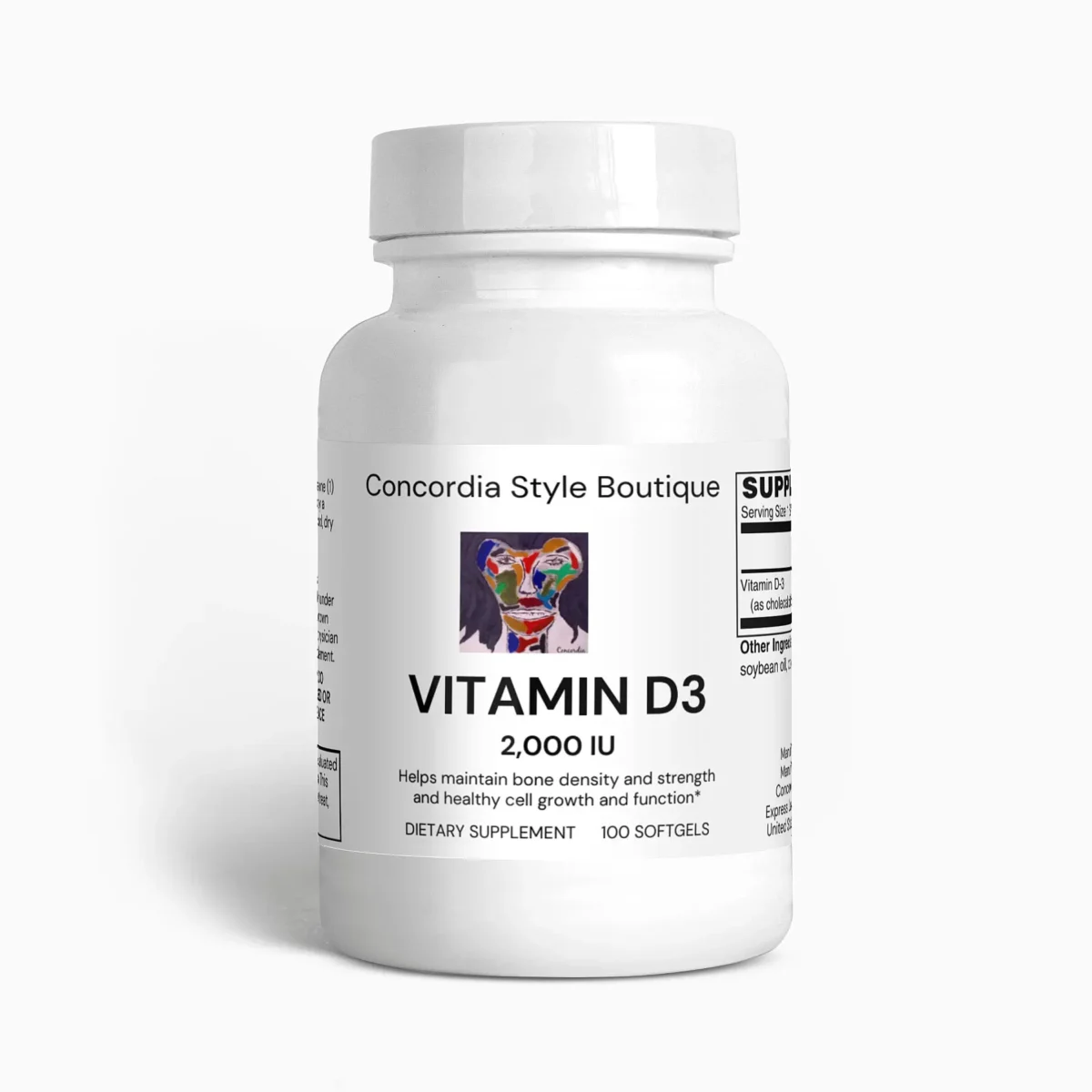 Vitamin D3 2,000 IU - Image 1