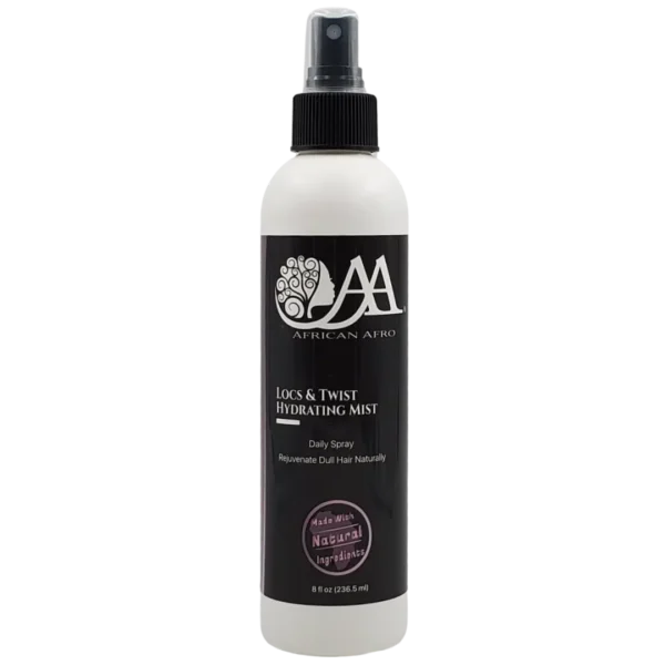 Locs and Twist Hydrating Mist Spray | Moisturize and Strengthen Your Locs, Twists, and Braids