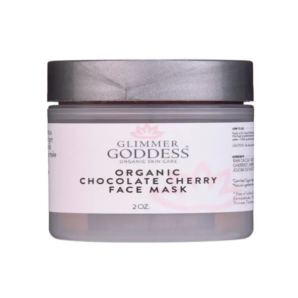 Organic Chocolate Cherry Anti-Aging Face Mask - Rejuvenating Glow for Your Skin