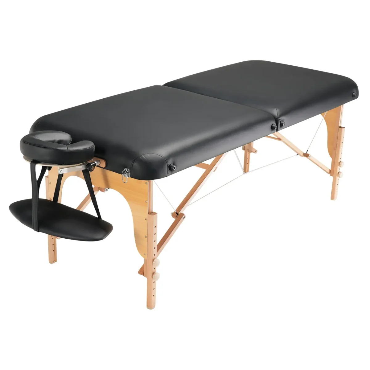 VEVOR Professional Wide Massage Table 30" W, Heavy Duty Folding Massage Table, 8-Level Height Adjustable Facial Salon Tattoo Bed, Portable Spa Table with Headrest, Hand Pallet & Carrying Bag, 750LBS - Image 18