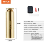 VEVOR Cigarette Rolling Machine, Solid Brass Cigarette Roller, Manual Tobacco Rolling Machine Fits Up to 70mm Paper, Vintage & Luxurious Gift for Father's Day, Birthday - Image 6