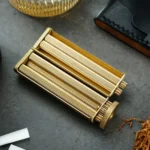 VEVOR Cigarette Rolling Machine, Solid Brass Cigarette Roller, Manual Tobacco Rolling Machine Fits Up to 70mm Paper, Vintage & Luxurious Gift for Father's Day, Birthday - Image 7