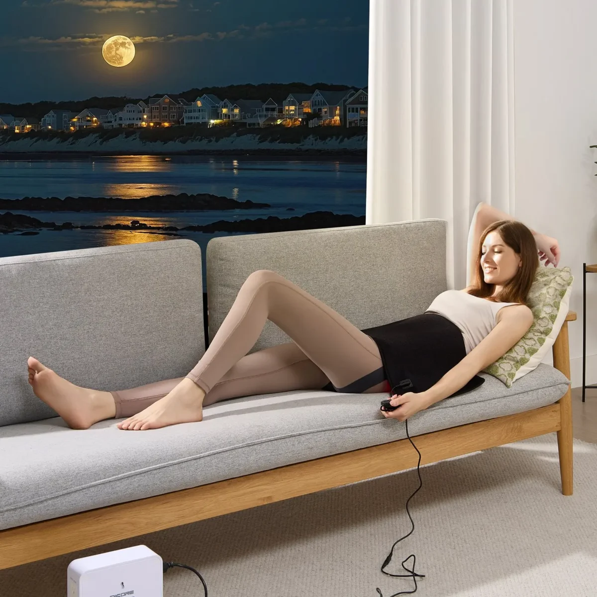 VEVOR Red Light Therapy Mat for Body, 400PCS 3-Chip LED Light Therapy Pad with Controller, 10Hz Pulse, 5-30 Min Timer, 660nm Red & 850nm Near Infrared Light Therapy Blanket for Pain Relief, Skin Healt - Image 7