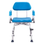 VEVOR Swivel Shower Chair 360 Degree, Adjustable Shower Seat with Pivoting Arms & Padded Bath Seat for Inside Shower or Tub, Non-Slip Rotating Bathtub Chair for Elderly Disabled, 300LBS Capacity - Image 8