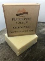 Citron Vert Real Castile Organic Olive Oil Soap for Sensitive Skin - Dye Free - 100% Certified Organic Extra Virgin Olive Oil - Image 2