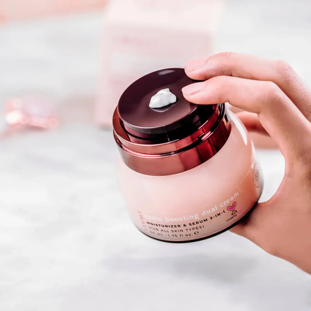 Hydro Boosting Dual Cream - Lightweight Face Cream with Serum Power - Image 1