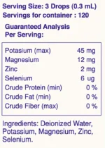 840-01 Multi Mineral Drops for Pets - Complete Nutrition for Cats and Dogs - Image 2