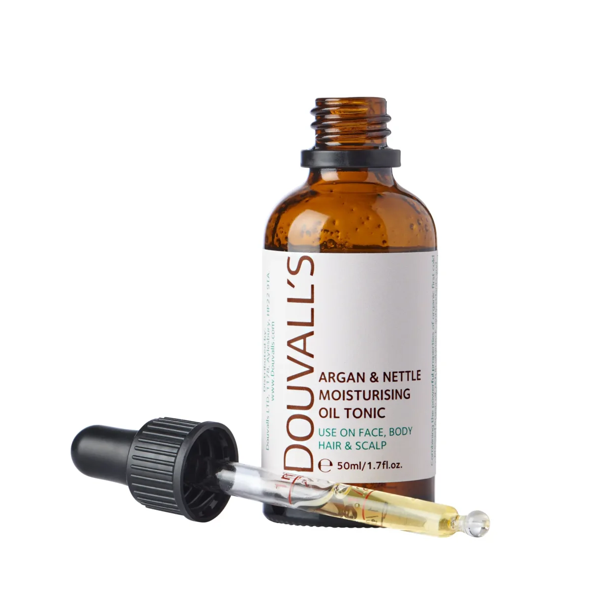 Organic Argan & Nettle Oil 50ml | Powerhouse for Skin, Hair, and Scalp - Image 1