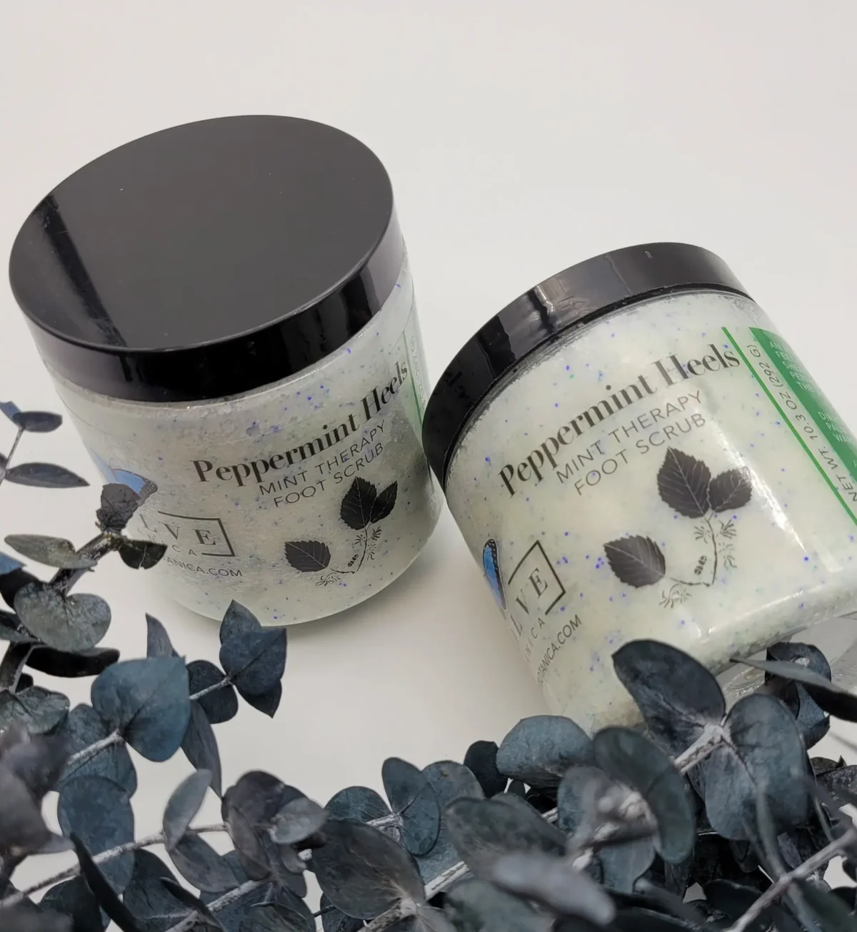 Revitalize and Hydrate with Peppermint Heels Mint Therapy Foot Scrub - Image 2