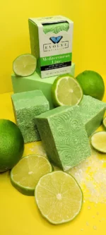 Specialty Soap - Mediterranean lime Salt Bar - Image 7